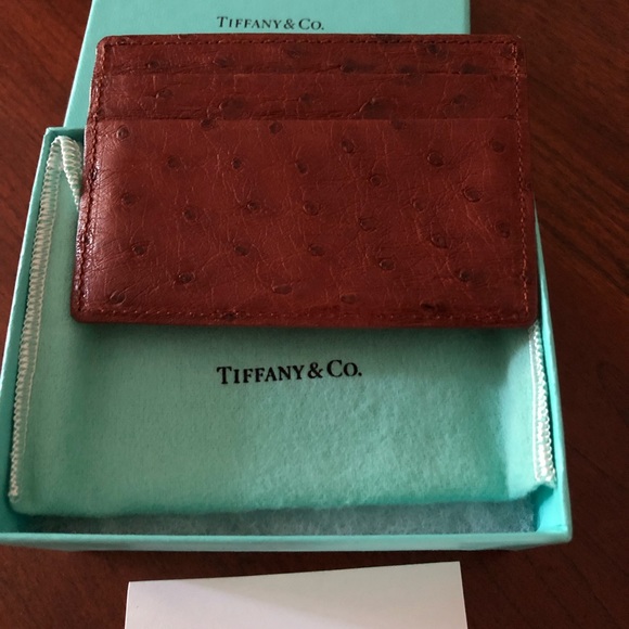 Tiffany & Co ostrich card case - Picture 2 of 2